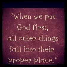 God first