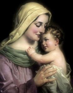 mary and jesus so pretty